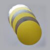 Cake Base - Round - Dual tone - Gold & Silver - 11.75"